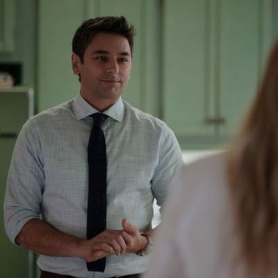 Mark Ghanime from a scene in the series "Virgin River."